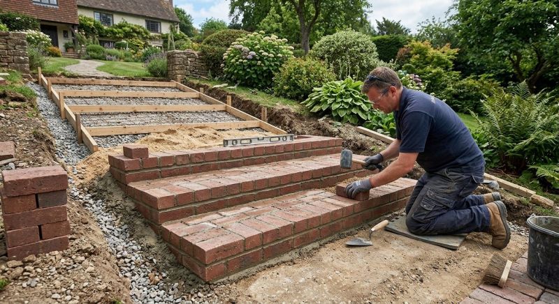 Brick Walkway Installation in Boston, MA