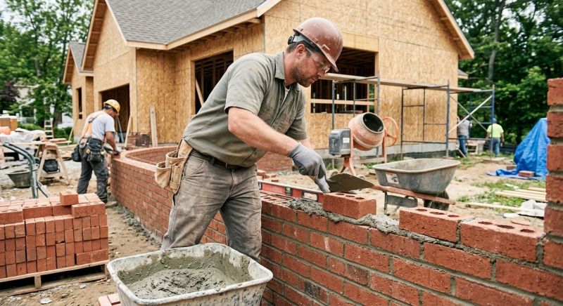 Brick Wall Installation in Worcester, MA